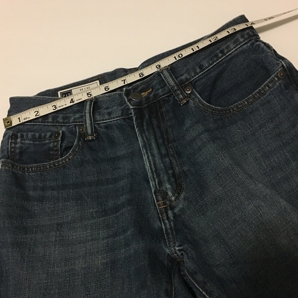 Gap Dark Wash Denim Straight Leg Jeans Straight Vintage Sahara - Picture 6 of 10